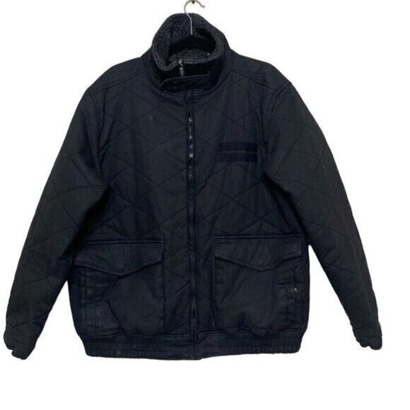 Steve Madden mens jacket coat bomber quilted zip in size 2XL/ TG - Picture 1 of 12